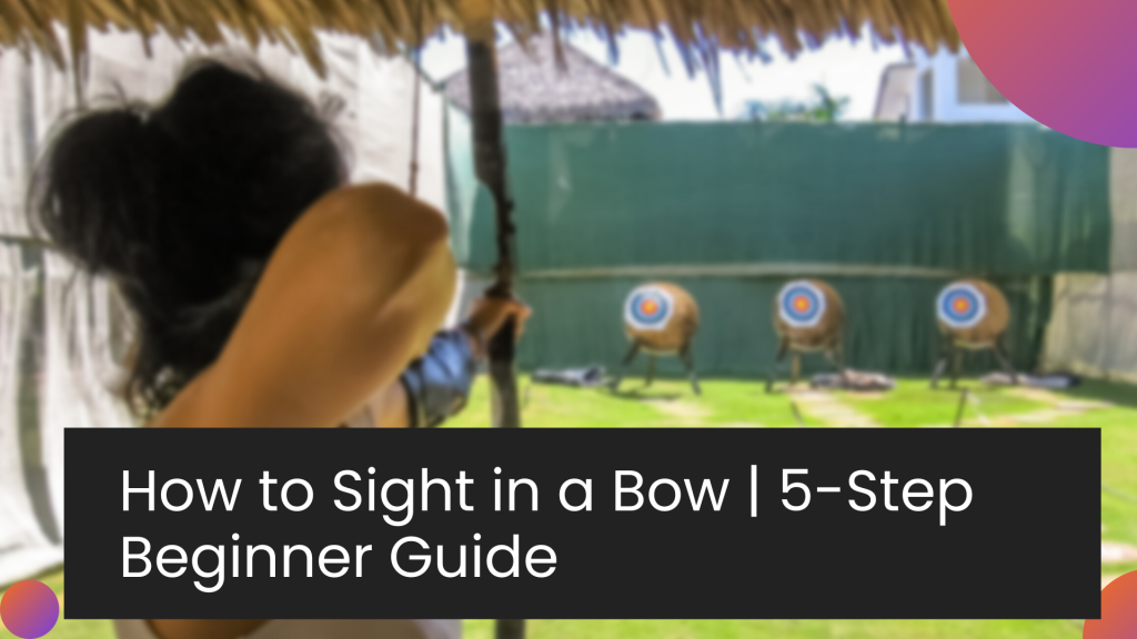 Sight in a bow